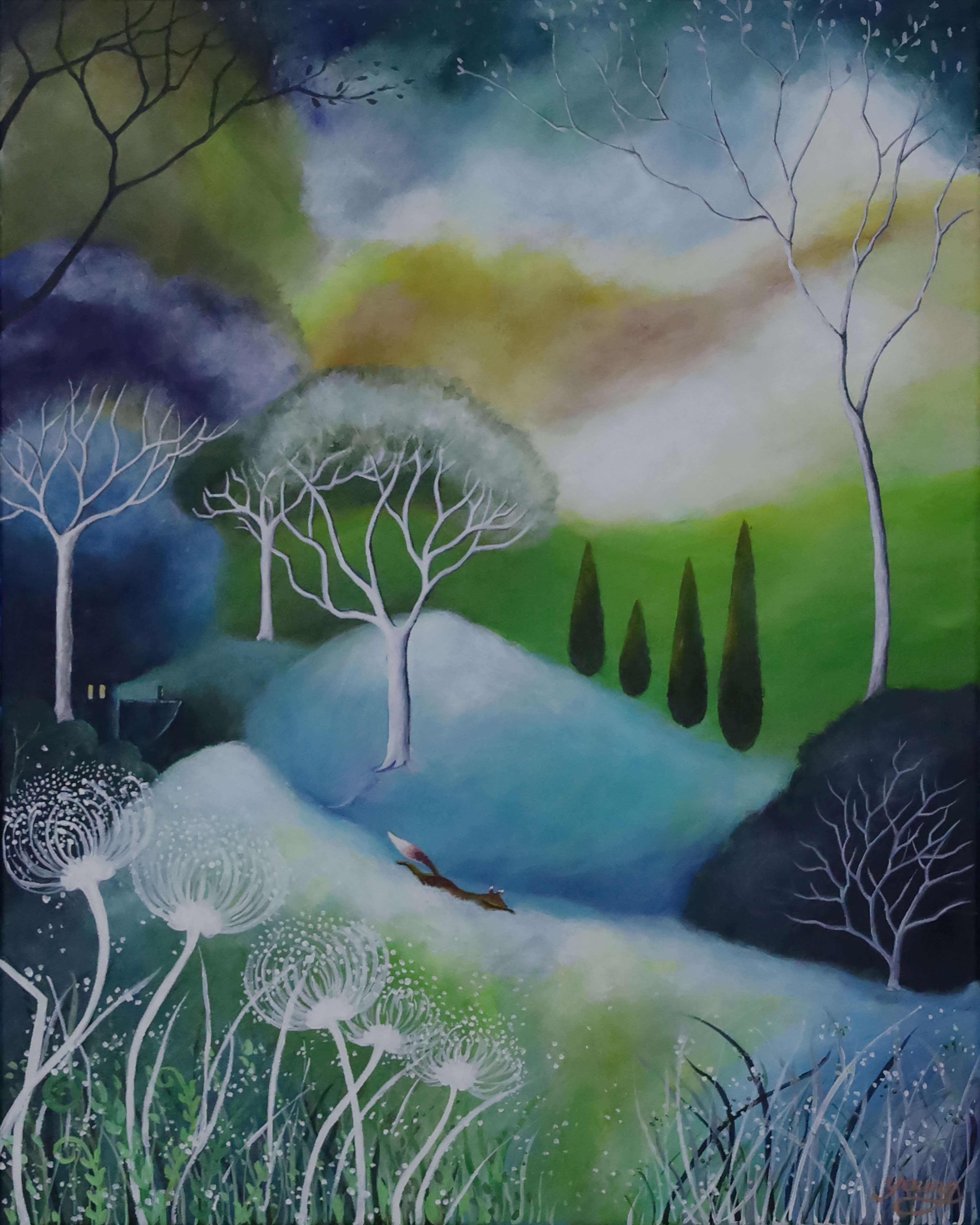 Tails of fox in fantasy